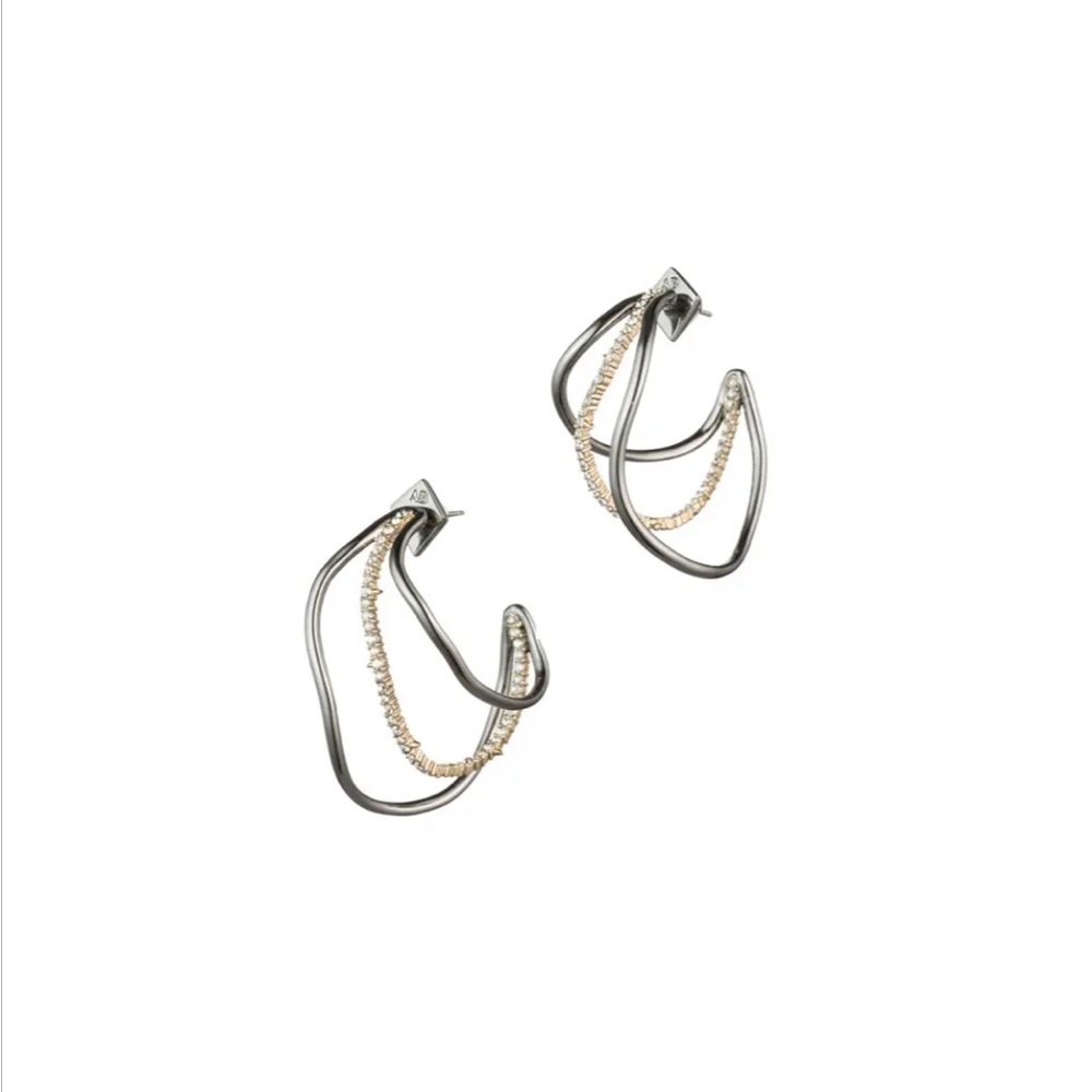 Alexis Bittar Orbit Wavy Earrings
